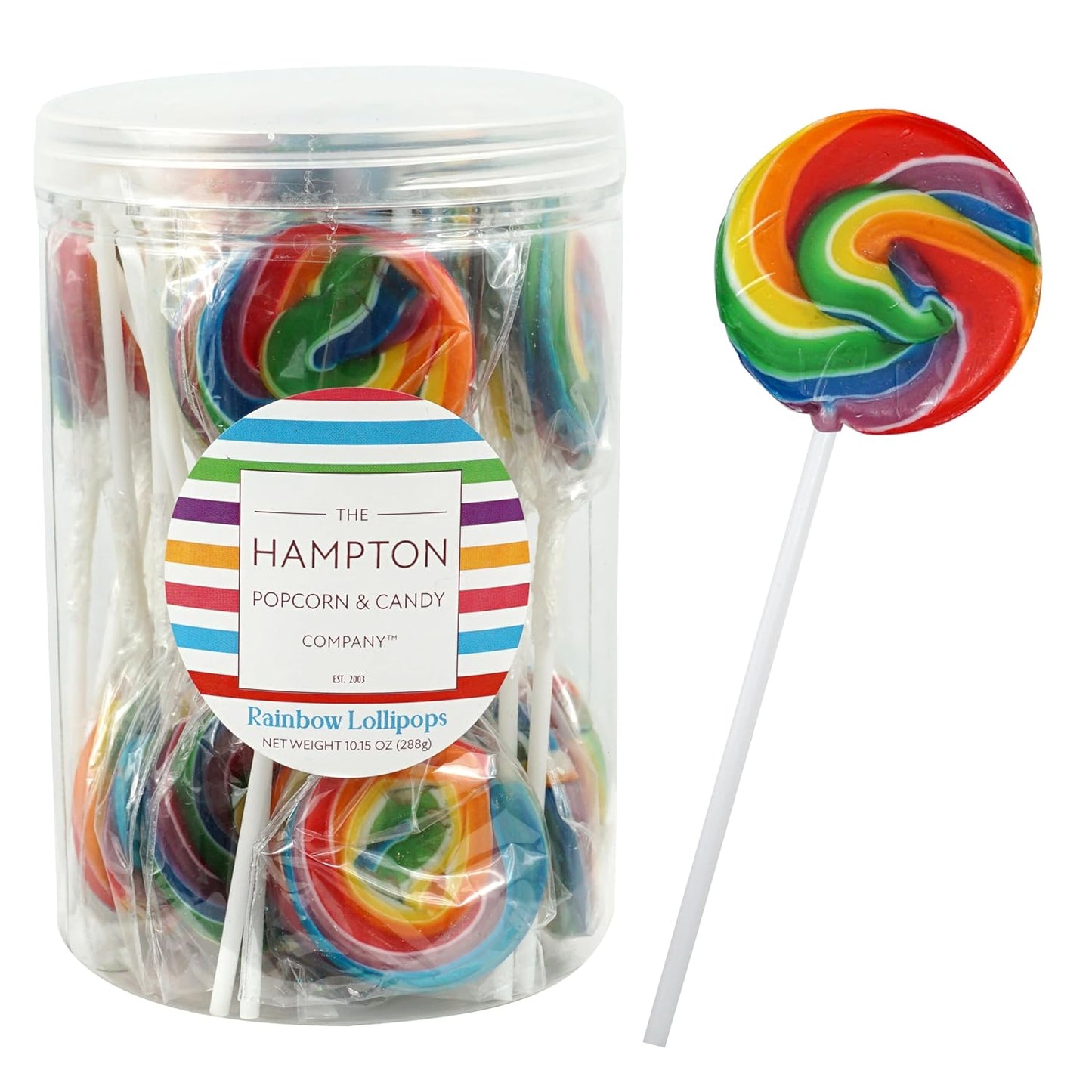 24 individually wrapped swirl lollipops per pack