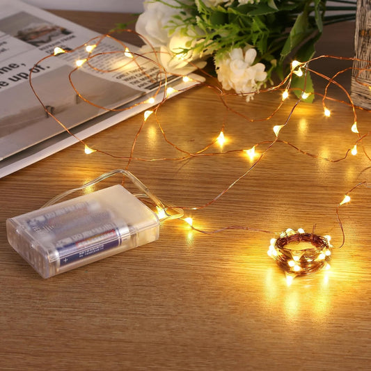 50 micro-led chips on 5m/16ft ultra-slim copper wire