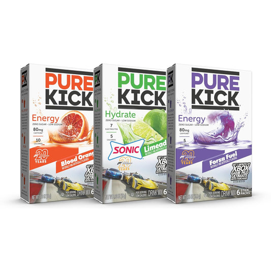 80 mg caffeine per stick from caffeine plus guarana seed extract