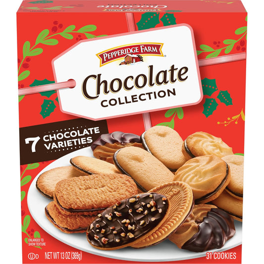 9 cookie varieties in a single 13.25 oz box (42 cookies total)
