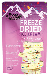 Rocky Mountain Freeze Dry Freeze Dried Ice Cream Strawberry | Road Trip & Emergency Ration Snack | Never Melts