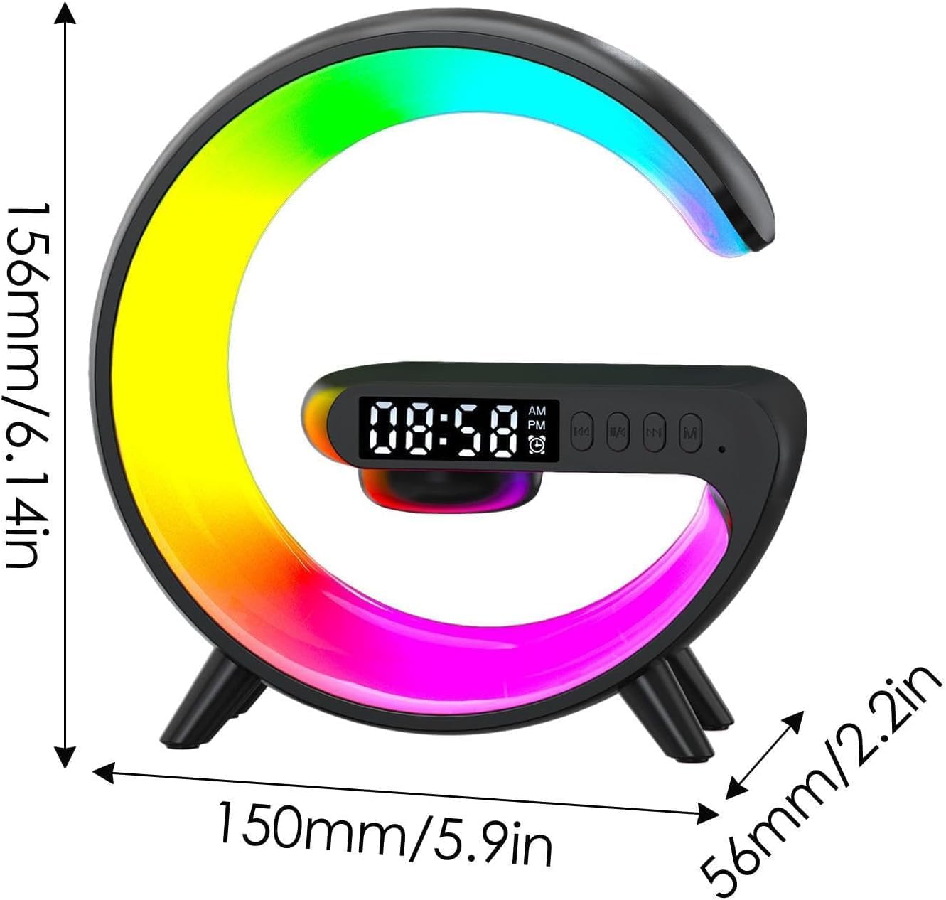 [Brand] Soothing Mood Lamp – Relaxing Bedroom Companion with Rain Sounds and Warm Glow