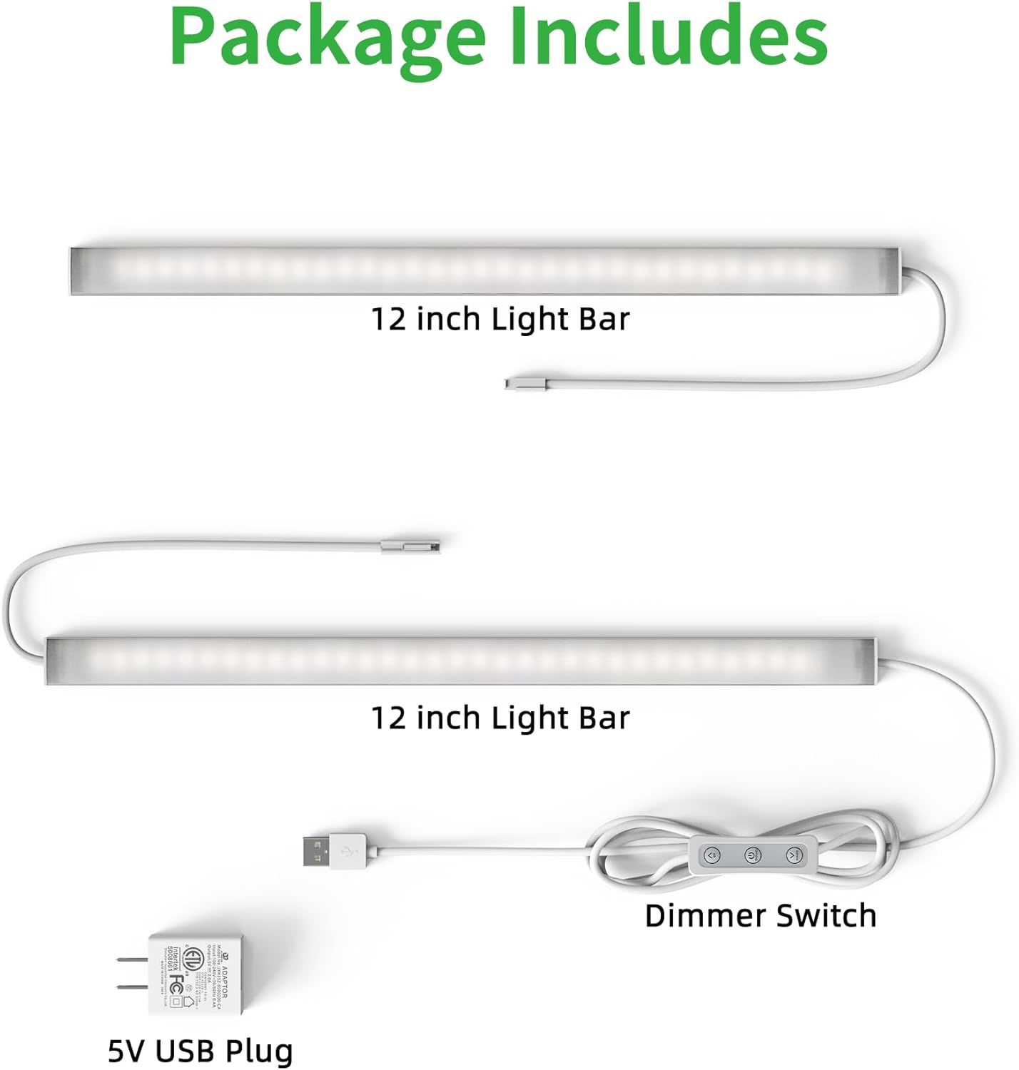 BRIGHTWILL Diffused LED Bar Light – Seamless Under Cabinet Lighting for Neutral, Uncluttered Home Spaces