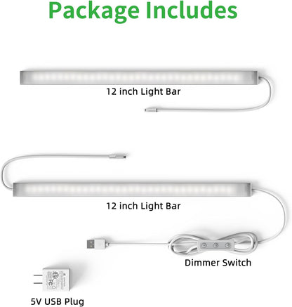 BRIGHTWILL Diffused LED Bar Light – Seamless Under Cabinet Lighting for Neutral, Uncluttered Home Spaces
