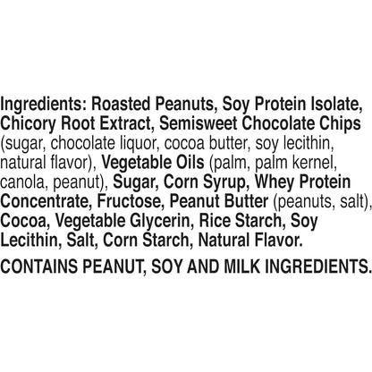 chewy bar texture with roasted peanuts and almonds for a salty-sweet flavor profile