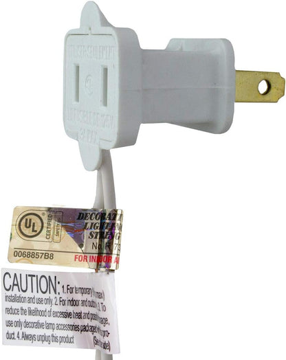 Christmas Co. Mini Incandescent Lights – Subtle White-Wire Lighting for Neutral Minimalist Interiors