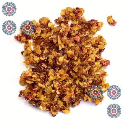 crunchy texture designed as a finishing and coating condiment