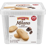 Pepperidge Farm Milano Dark Chocolate Wafer Cookies – Mom-Approved Lunchbox Addition and Pantry Stock-Up, 20 Packs of 2