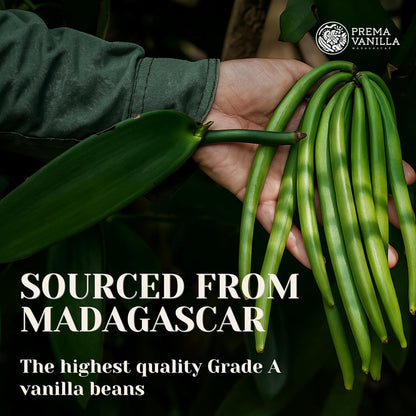 each pod weighs 4.5 g with 1.6–2% vanillin concentration