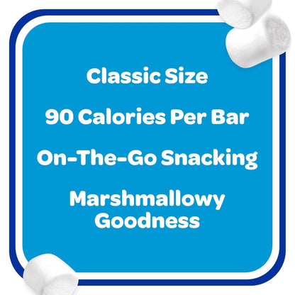 Kellogg's Rice Krispies Treats Crispy Marshmallow Squares – Kid-Friendly Lunchbox Treat for Backpack and Playdate Packing, 16 Bars