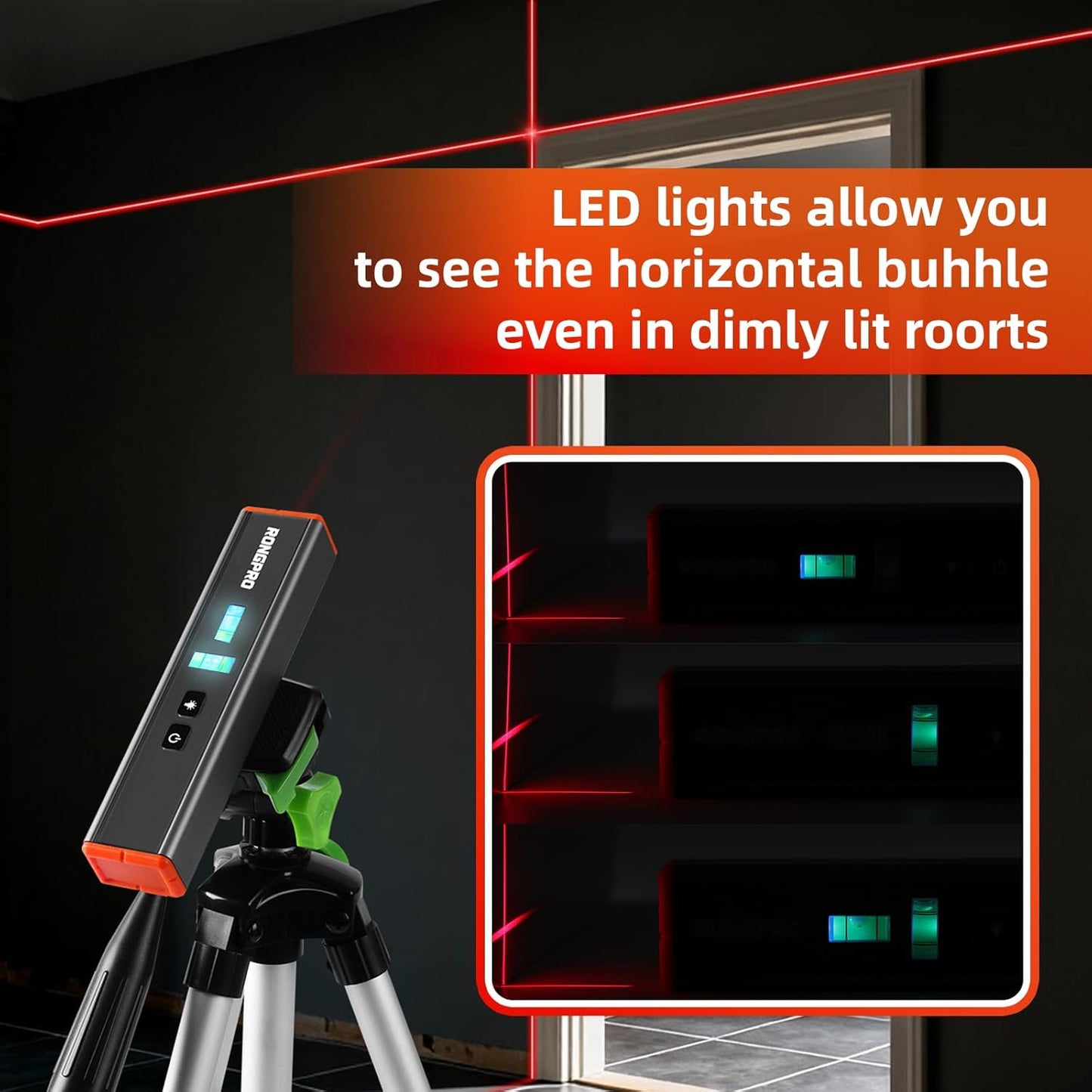 LazerLevel Minimalist Compact Laser Level for the Renter Who Owns Fewer Things and Uses Them With Care