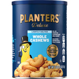 PLANTERS Deluxe Salted Whole Cashews – Office Desk Snack for Midday Hunger, 5g Plant Protein