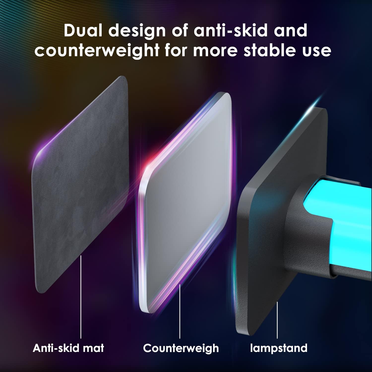 LUMI Smart LED Light Bar – Child-Safe Room Decor with Auto Timer and Low Heat