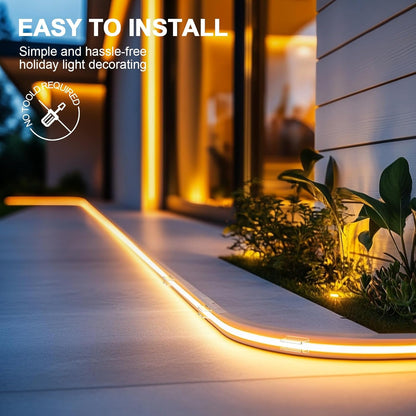 Lumistrip Low-Profile LED Strip Brackets - See-Through Adhesive Clips for Intentional Home Design