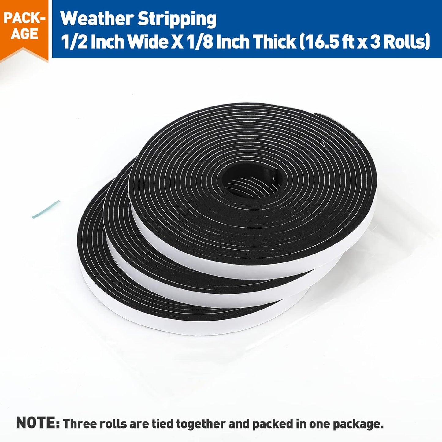 MAGZO Weather Stripping – Pet and Kid Friendly Cushion Strip for Coffee Tables, Counters, and Stair Edges