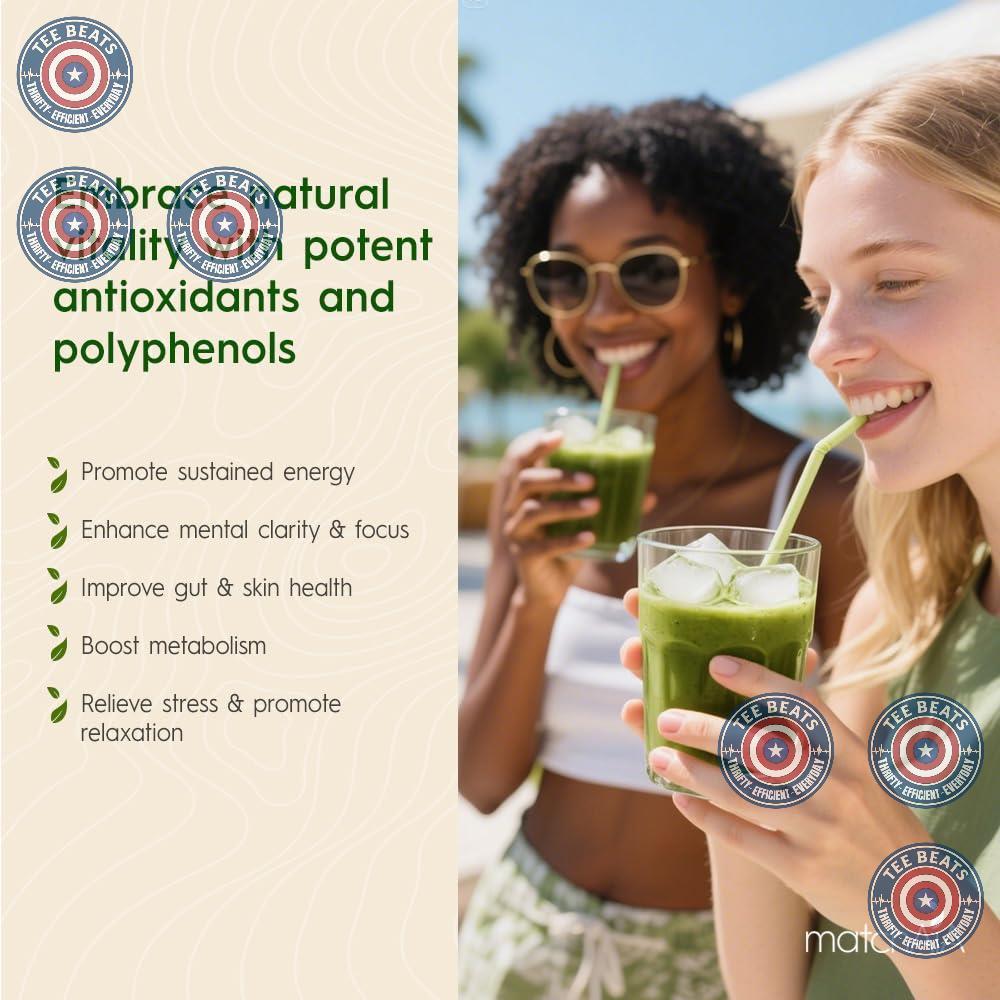 MatchAiA Organic Matcha – Steady Focus Drink for the Home Office Afternoon Slump