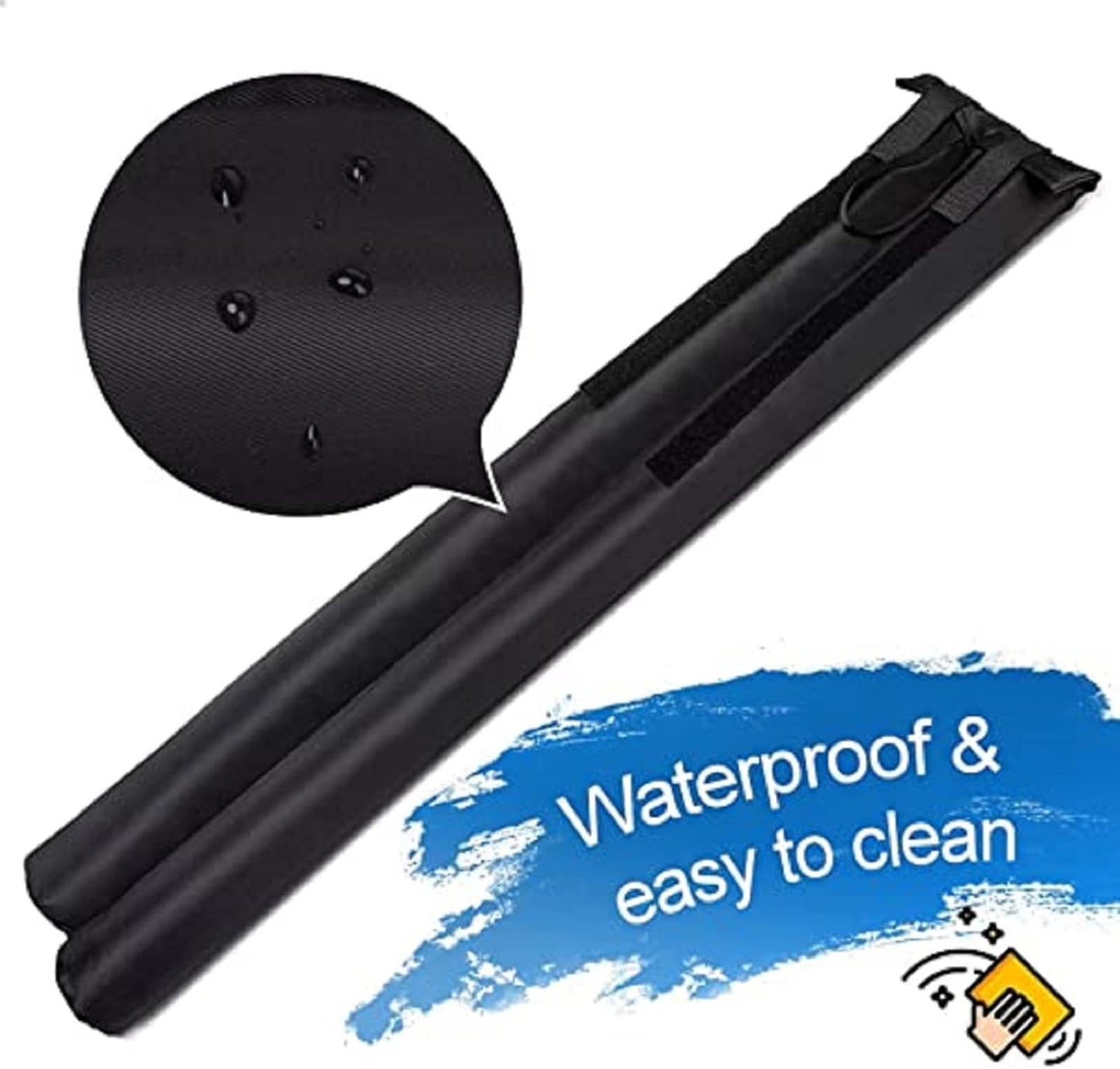 MAXTID Door Bottom Seal – Sleep-Enhancing Door Gap Filler That Blocks Drafts and Distractions in Light Sleeper Bedrooms