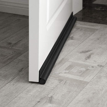 MAXTID Door Draft Stopper 36 Inch Black Adjustable Door Draft Blocker Under Door Seal Strip for Uncluttered Spaces