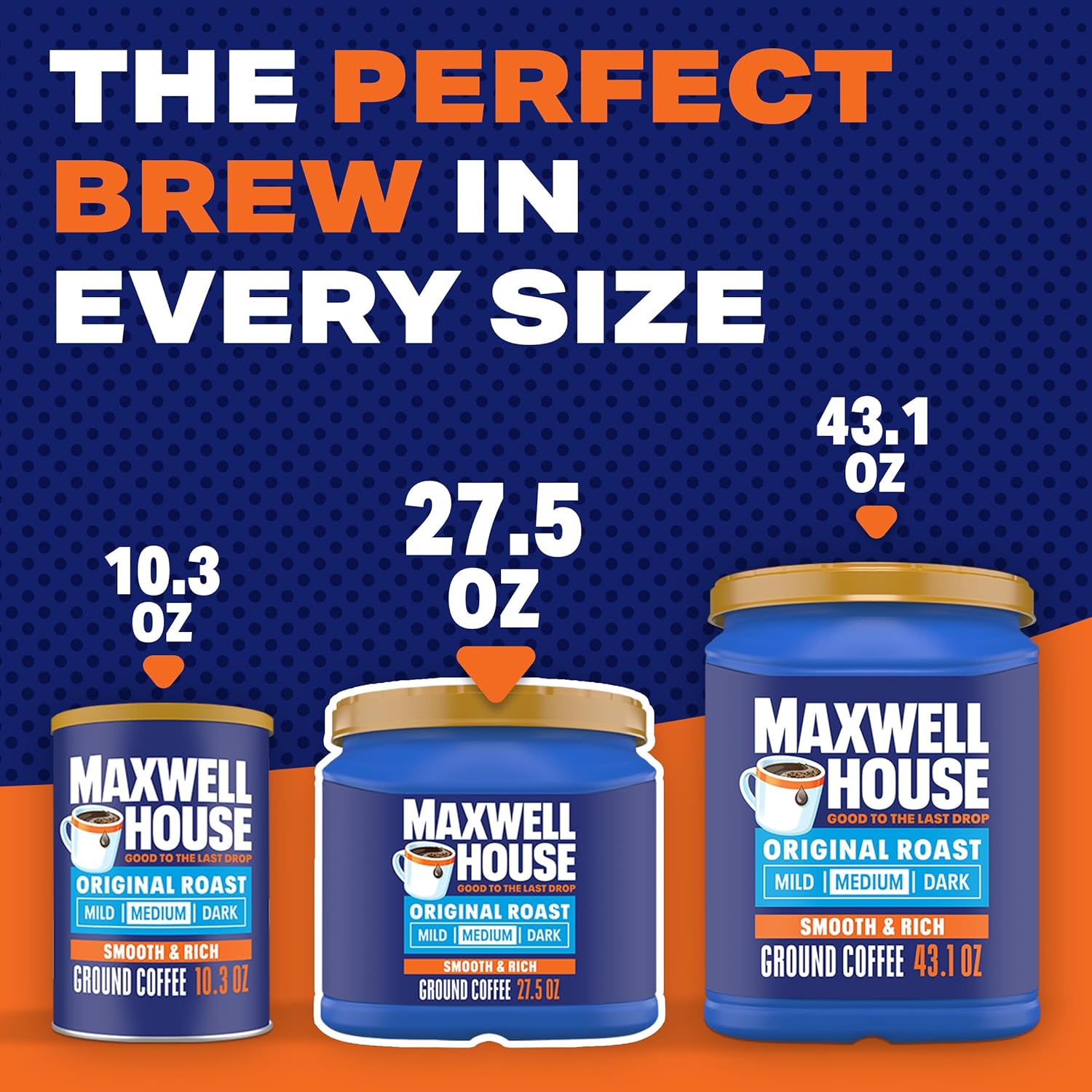 Maxwell House 27.5oz Ground Coffee Medium Original Roast – Thoughtful Pantry Gift for Busy Parents and College Students