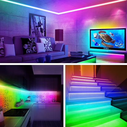 maylit ICRGB USB TV Backlight Kit – Soft Ambient Lighting to Reduce Eye Fatigue in Dim Rooms