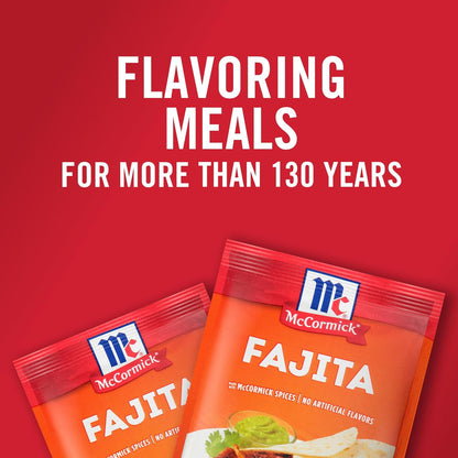 McCormick Fajita Seasoning Mix – Holiday Gift Basket Add On for Home Cooks and Grill Enthusiasts