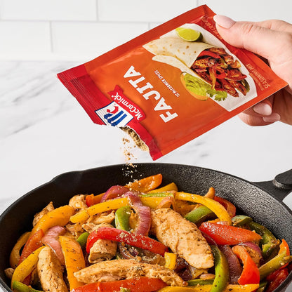 McCormick Fajita Seasoning Mix – Holiday Gift Basket Add On for Home Cooks and Grill Enthusiasts