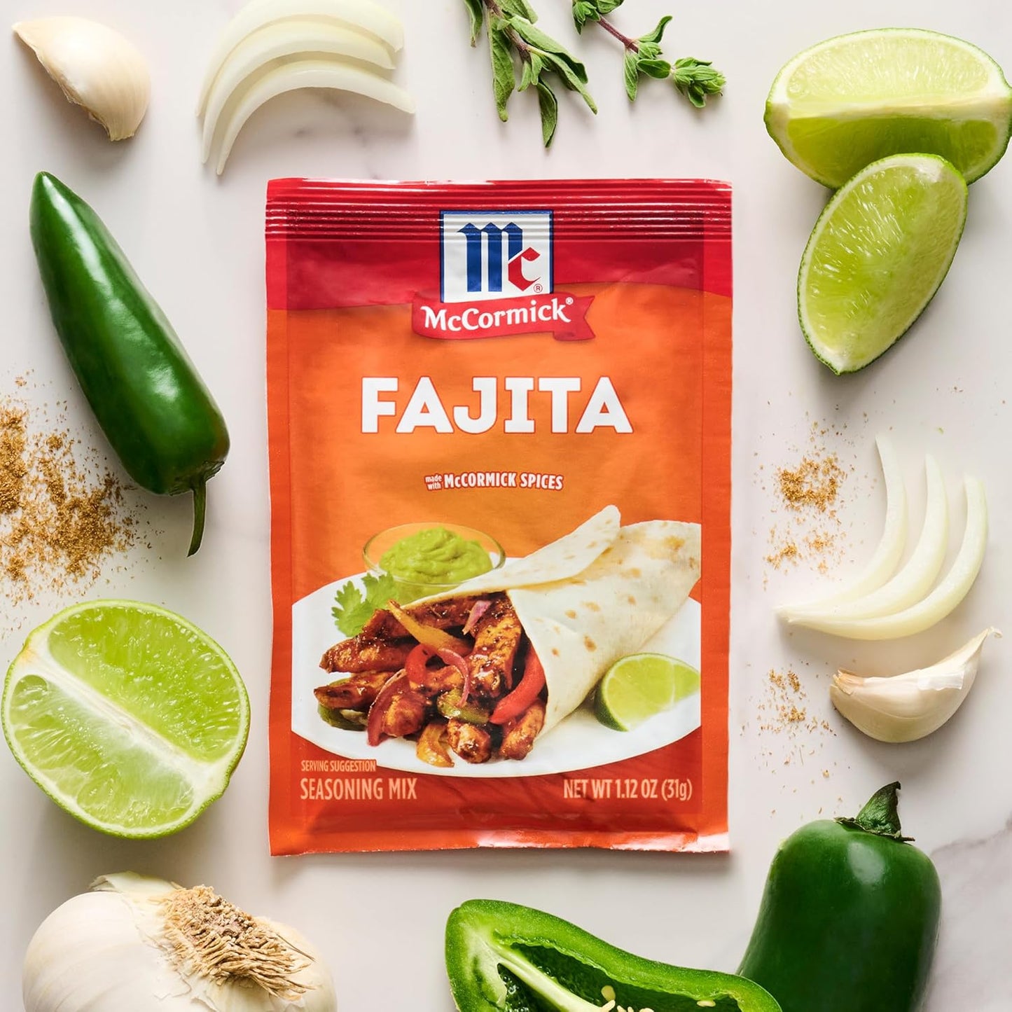 McCormick Fajita Seasoning Mix – Holiday Gift Basket Add On for Home Cooks and Grill Enthusiasts