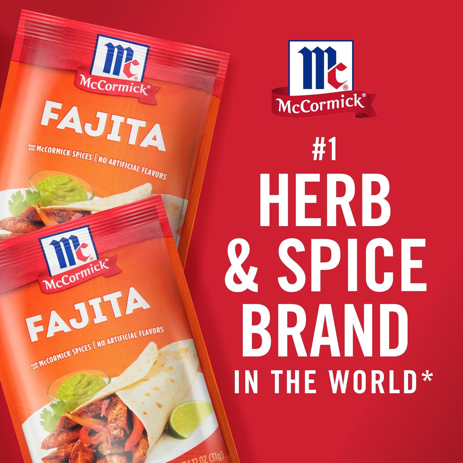 McCormick Fajita Seasoning Mix – Holiday Gift Basket Add On for Home Cooks and Grill Enthusiasts