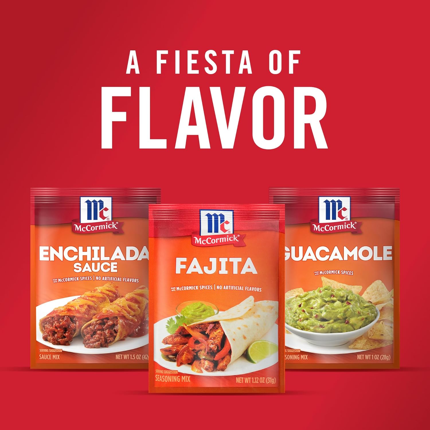 McCormick Fajita Seasoning Mix – Holiday Gift Basket Add On for Home Cooks and Grill Enthusiasts