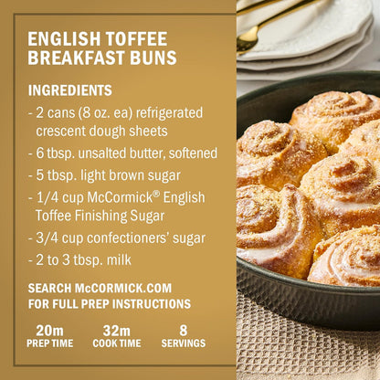 McCormick Finishing Sugar – High-End Edible Gift Experience, Four Limited Edition Seasonal Flavors