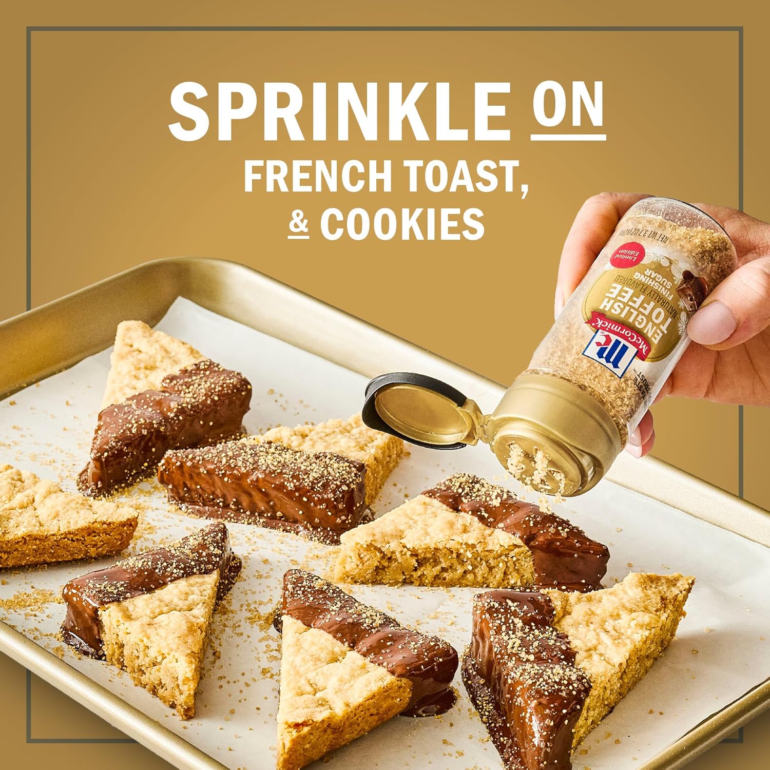 McCormick Finishing Sugar – High-End Edible Gift Experience, Four Limited Edition Seasonal Flavors