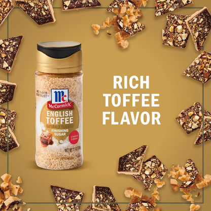 McCormick Finishing Sugar – High-End Edible Gift Experience, Four Limited Edition Seasonal Flavors