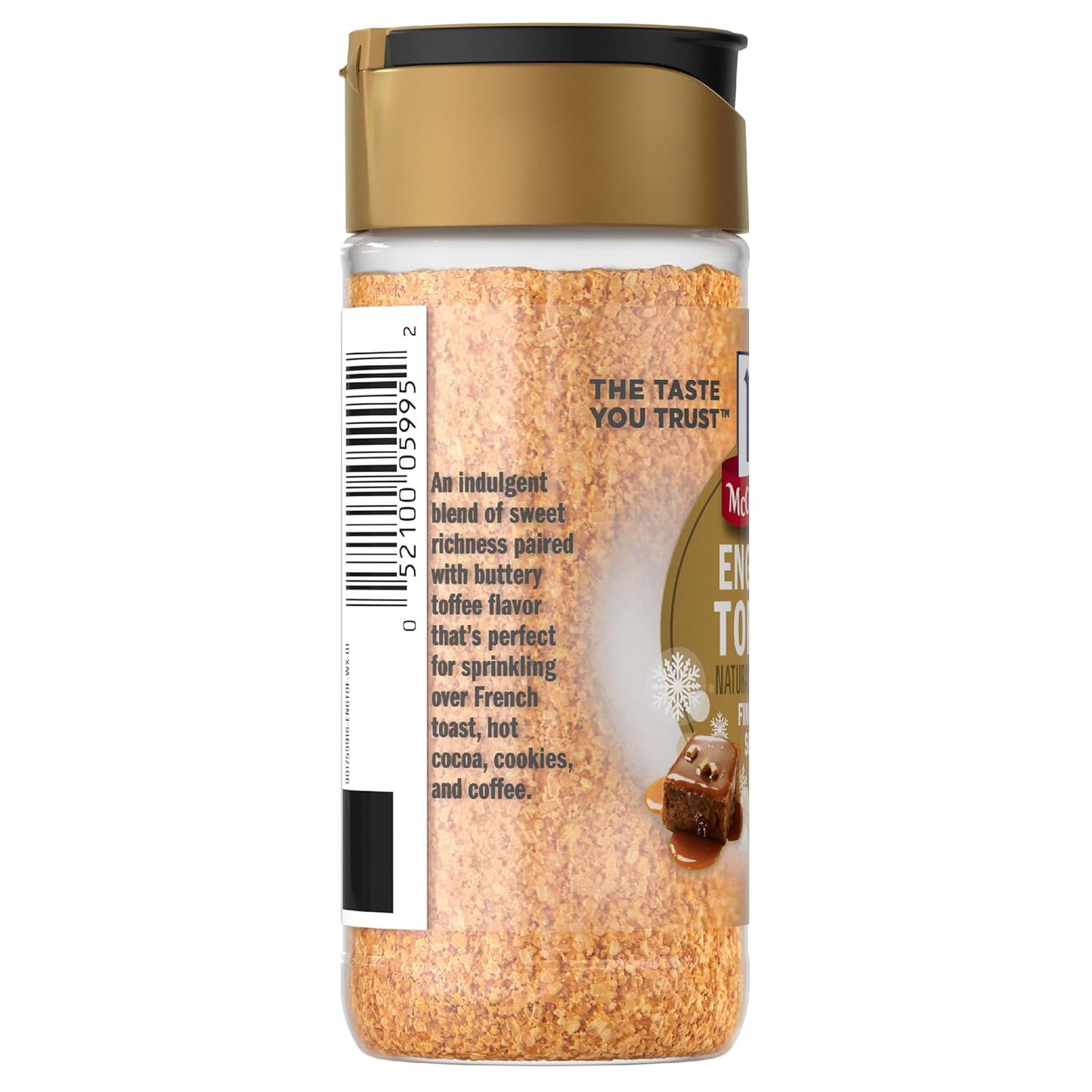 McCormick Finishing Sugar – High-End Edible Gift Experience, Four Limited Edition Seasonal Flavors