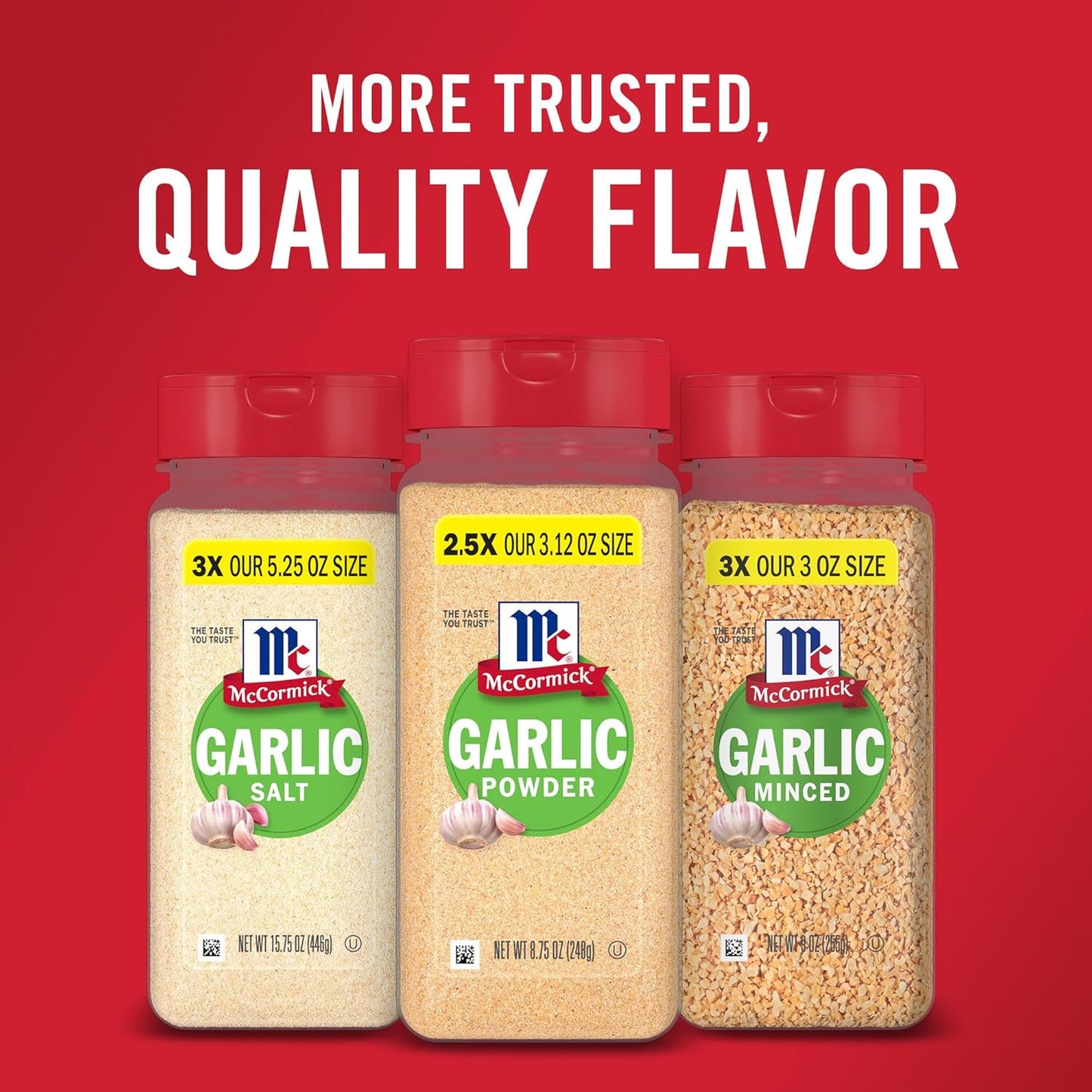 McCormick Garlic Powder – Outdoor Grill Rub Base for Backyard Cooking, 8.75 oz