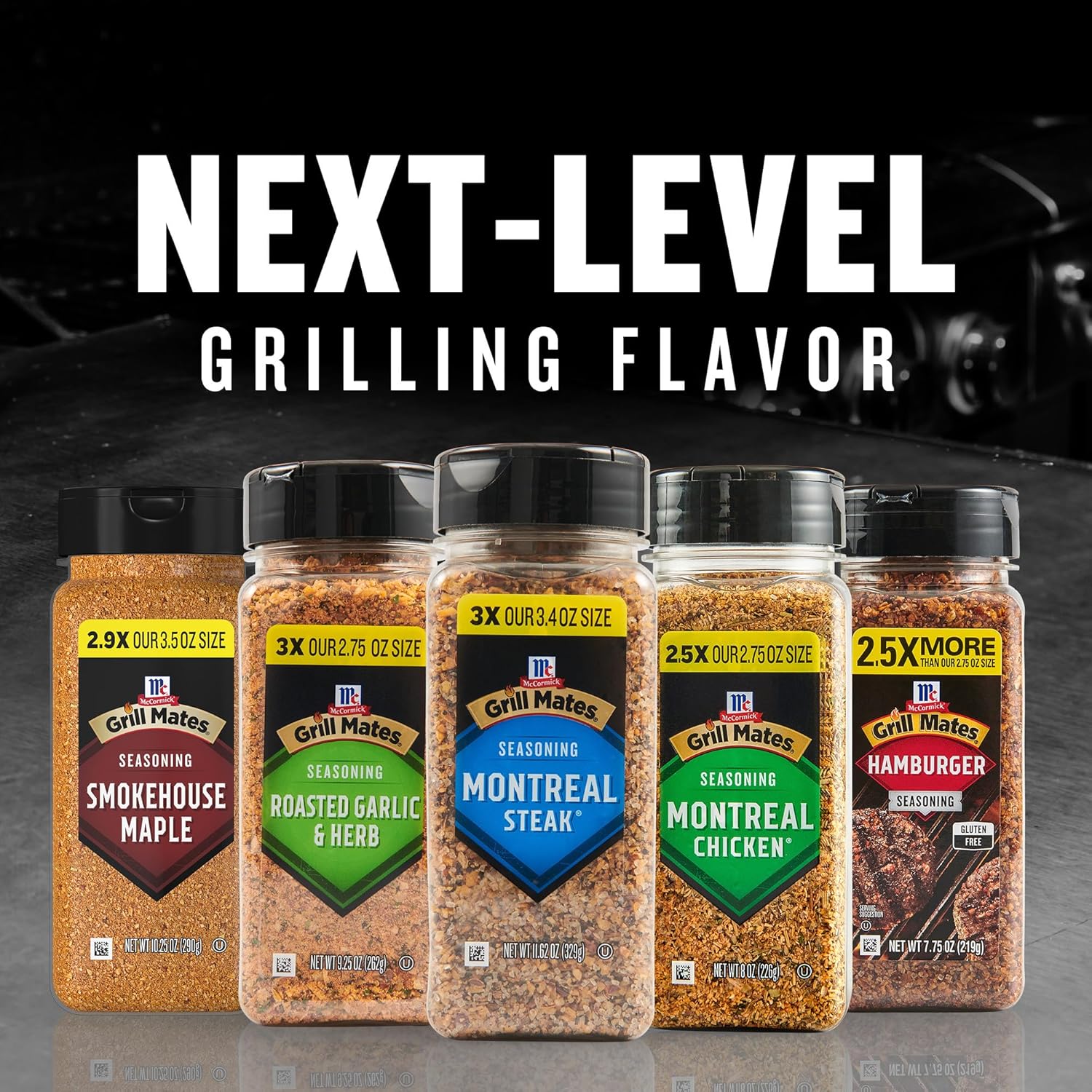 McCormick Grill Mates Montreal Steak Seasoning – Easy Shake-On Blend for Fast Indoor Grill Stations and Home Kitchens