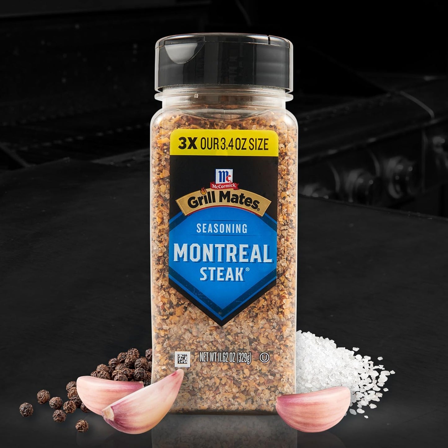 McCormick Grill Mates Montreal Steak Seasoning – Easy Shake-On Blend for Fast Indoor Grill Stations and Home Kitchens