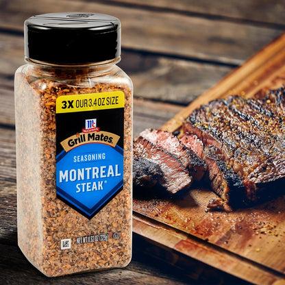 McCormick Grill Mates Montreal Steak Seasoning – Easy Shake-On Blend for Fast Indoor Grill Stations and Home Kitchens