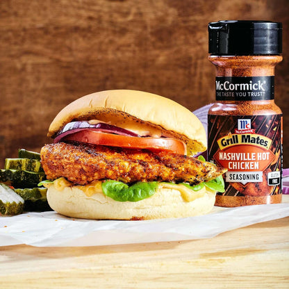 McCormick Grill Mates Nashville Hot Chicken Seasoning, 3 oz – Diet-Friendly Spice Mix for Health-Conscious Home Cooks
