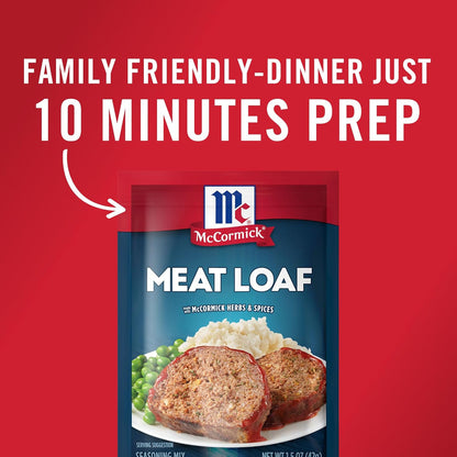 McCormick Meat Loaf Seasoning Mix – Potluck and Gathering Main Dish for the Dining Table