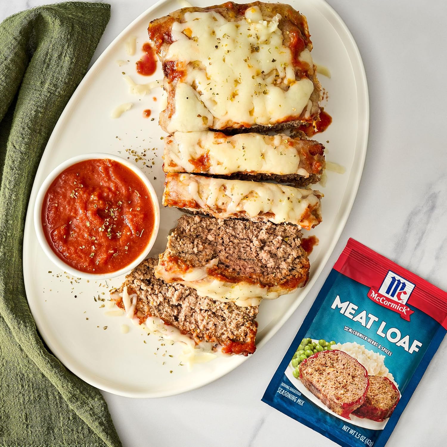 McCormick Meat Loaf Seasoning Mix – Potluck and Gathering Main Dish for the Dining Table
