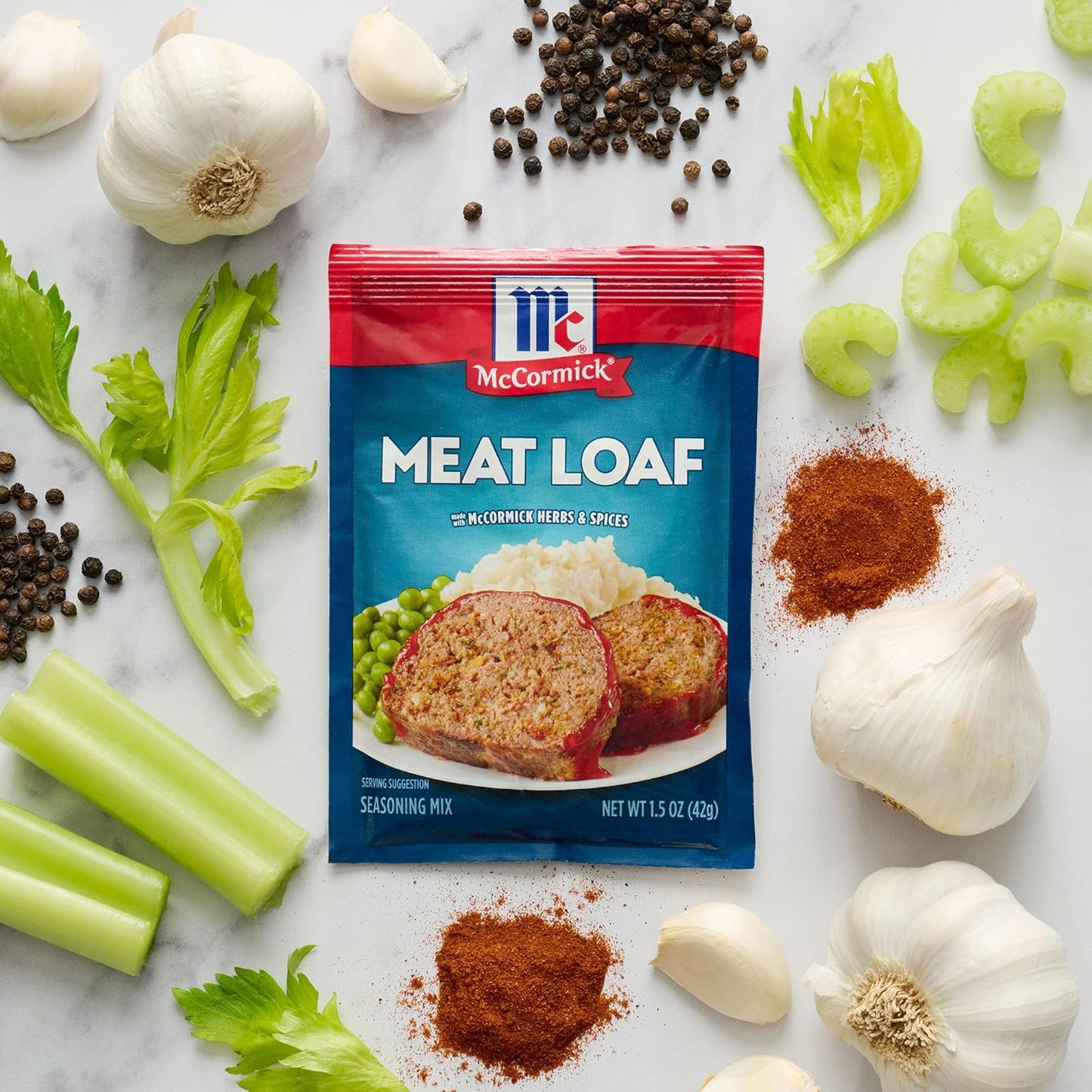 McCormick Meat Loaf Seasoning Mix – Potluck and Gathering Main Dish for the Dining Table