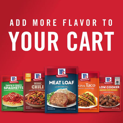 McCormick Meat Loaf Seasoning Mix – Potluck and Gathering Main Dish for the Dining Table