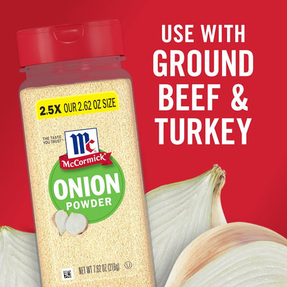 McCormick Onion Powder 7.62 oz – Bulk Grilling Seasoning for Backyard Chefs