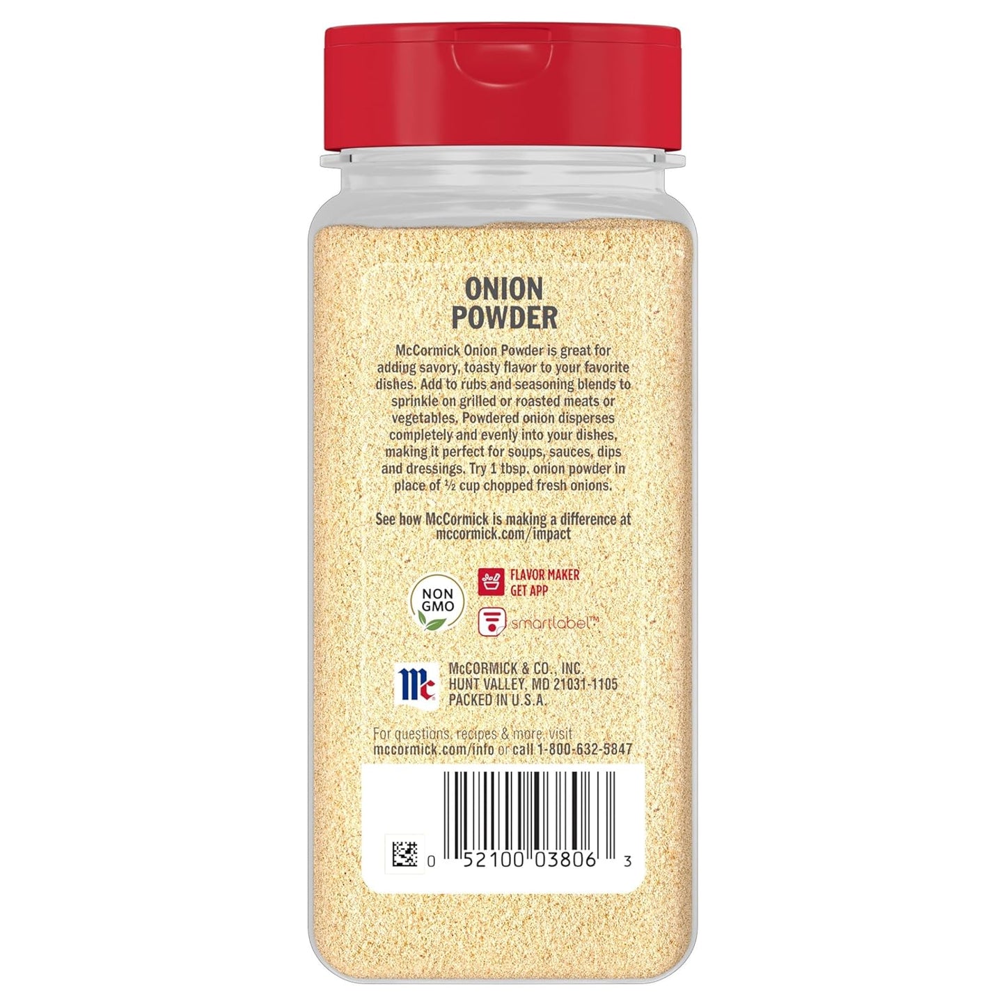 McCormick Onion Powder 7.62 oz – Bulk Grilling Seasoning for Backyard Chefs