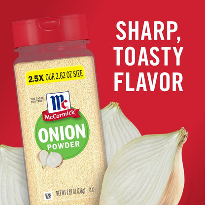 McCormick Onion Powder 7.62 oz – Bulk Grilling Seasoning for Backyard Chefs