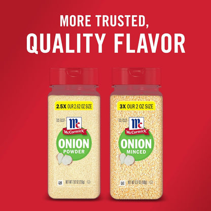 McCormick Onion Powder 7.62 oz – Bulk Grilling Seasoning for Backyard Chefs