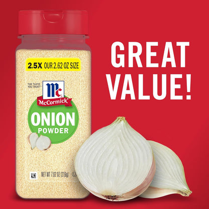 McCormick Onion Powder 7.62 oz – Bulk Grilling Seasoning for Backyard Chefs