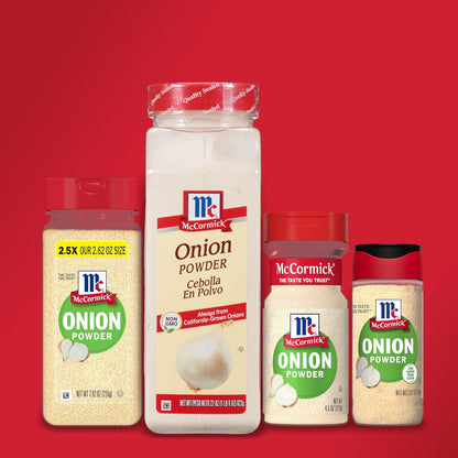 McCormick Onion Powder 7.62 oz – Bulk Grilling Seasoning for Backyard Chefs