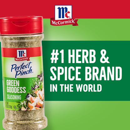 McCormick Perfect Pinch Green Goddess – Flip-Top Shaker for Picnic Tables, Picnics, and Outdoor Salad Bars