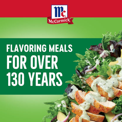 McCormick Perfect Pinch Green Goddess – Flip-Top Shaker for Picnic Tables, Picnics, and Outdoor Salad Bars